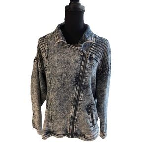 Vintage DKNY Oversized Acid Wash Jean Jacket XL